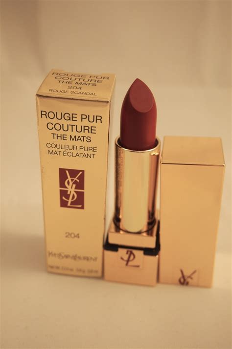 ysl mats 204|Rouge Pur Couture The Mats 204 Rouge .